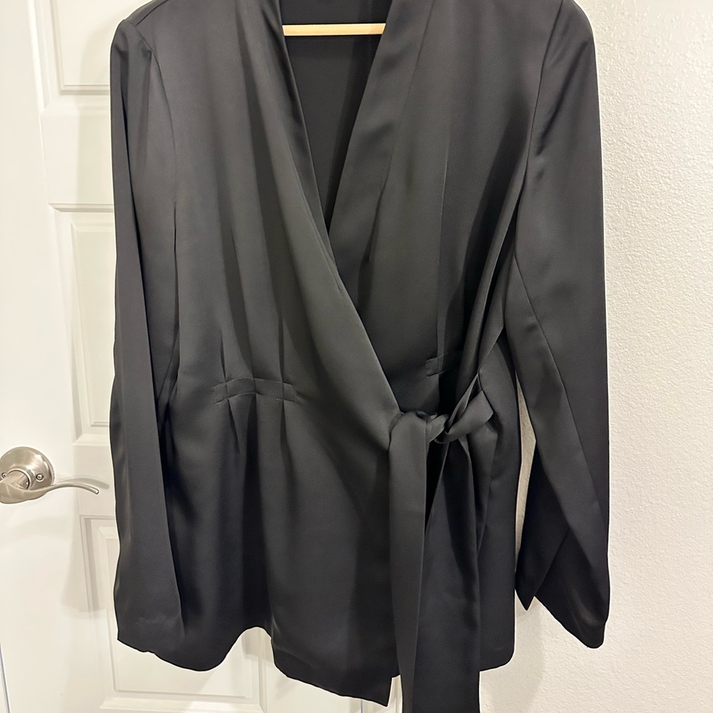 Black loose blouse